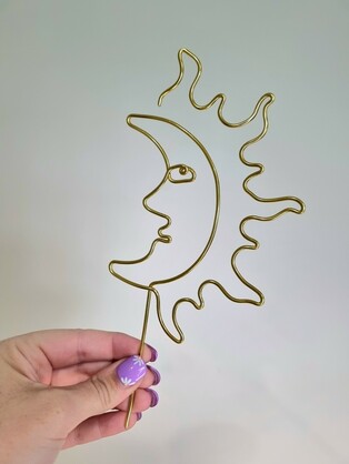 Sun on the Flipside Plant Stake