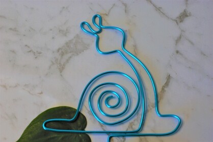 “Shell-abrate Good Times” Plant Stake