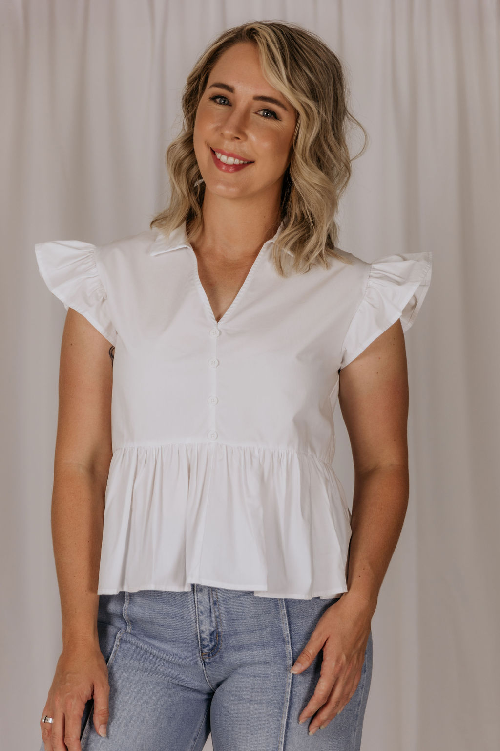 Lucy Top - White