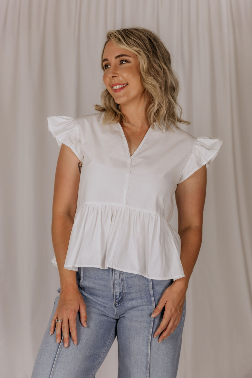 Lucy Top - White