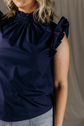 Rosie Top - Navy