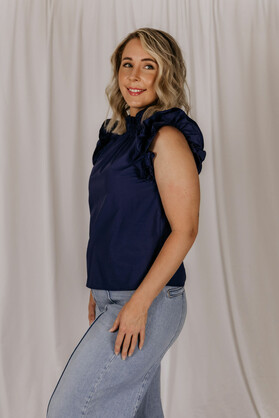 Rosie Top - Navy