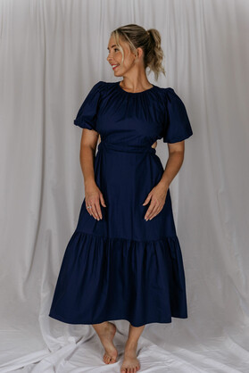 Lucinda Dress - Navy
