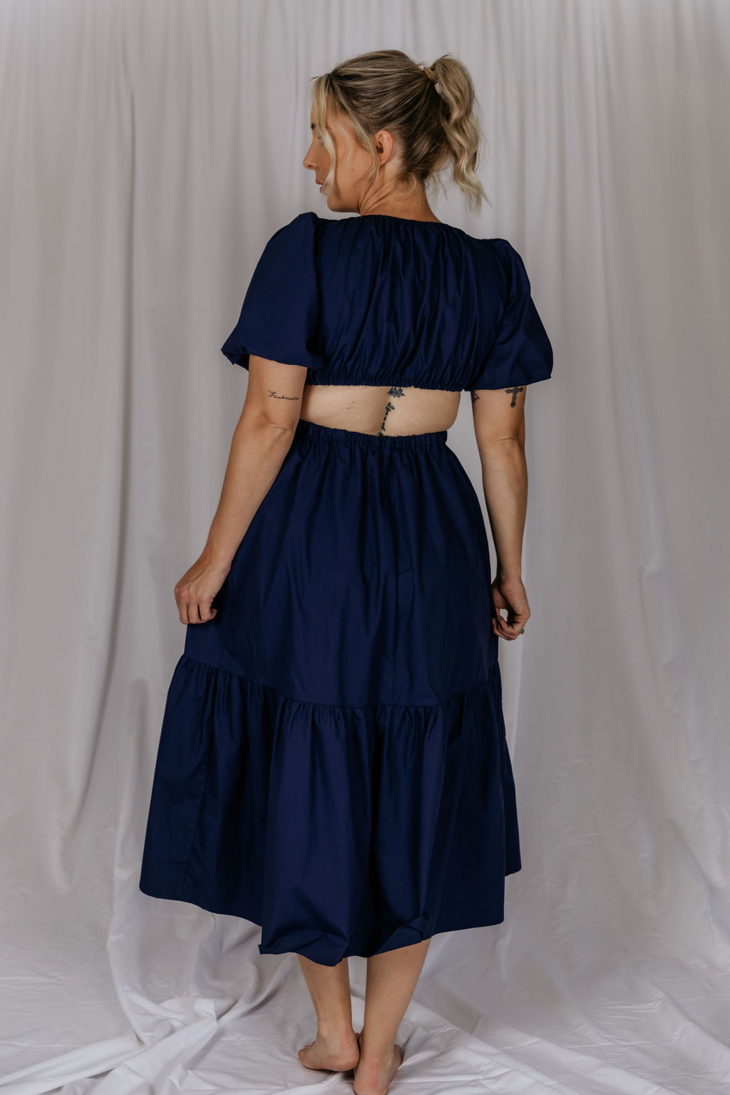 Lucinda Dress - Navy
