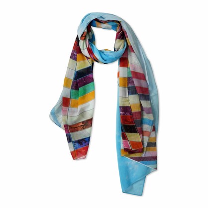 Australian Coastal Cotton Voile Designer Scarf – S19-03 CV