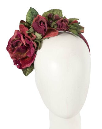 Vintage flower fascinator headband by Max Alexander