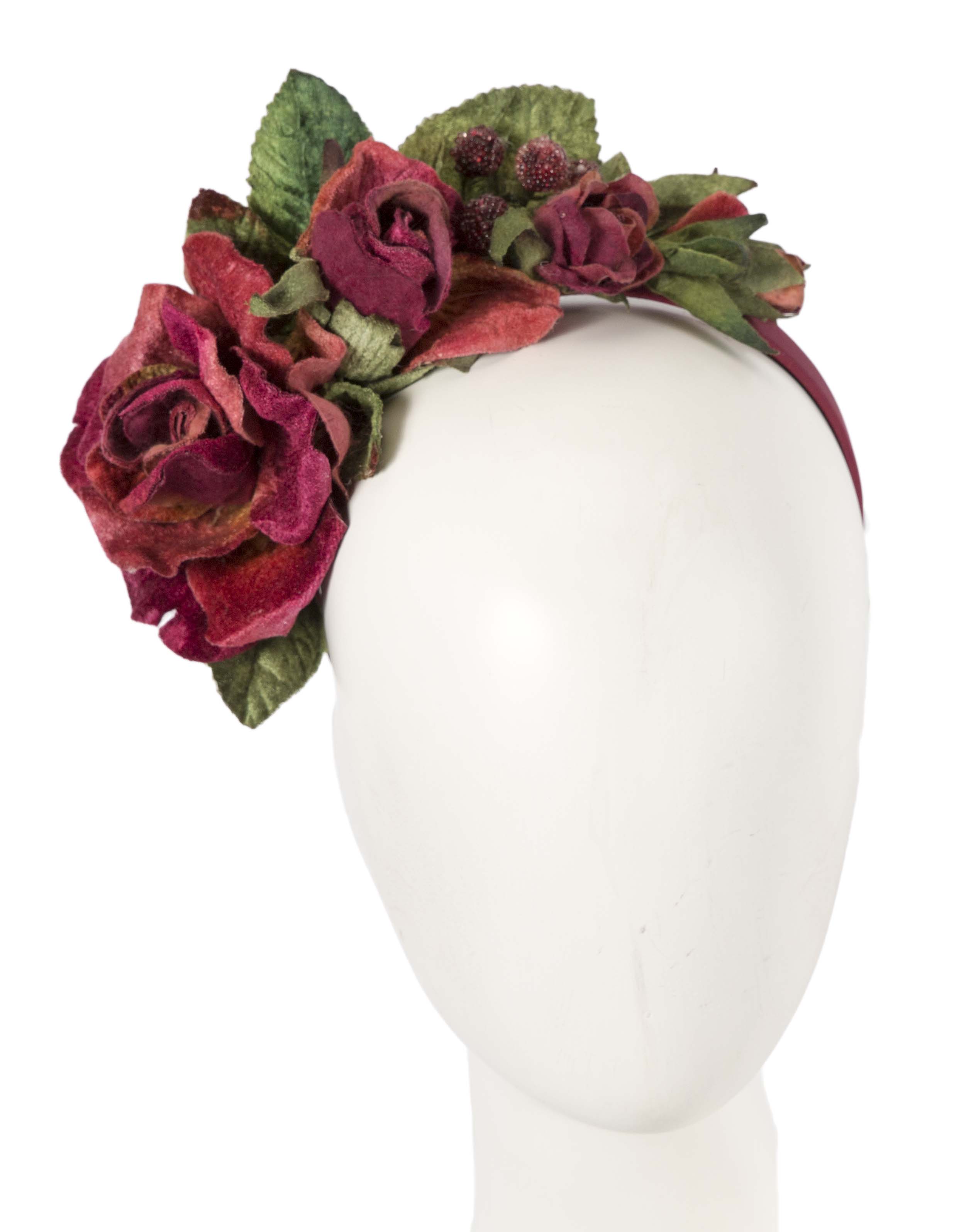 Vintage flower fascinator headband by Max Alexander