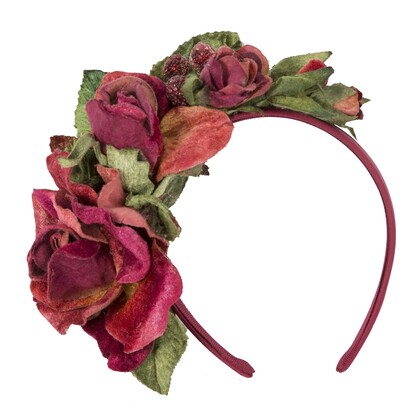Vintage flower fascinator headband by Max Alexander