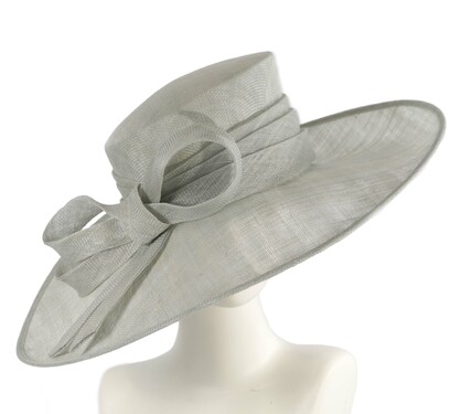 Wide brim ladies fashion sinamay hat