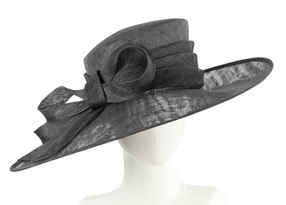 Wide brim ladies fashion sinamay hat