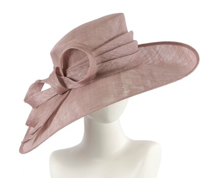 Wide brim ladies fashion sinamay hat