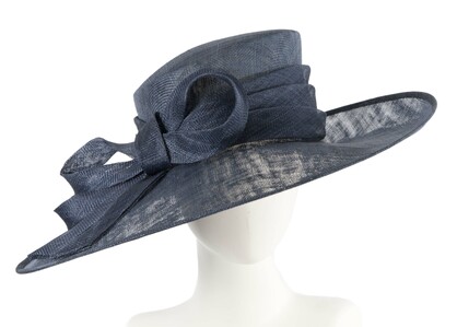 Wide brim ladies fashion sinamay hat