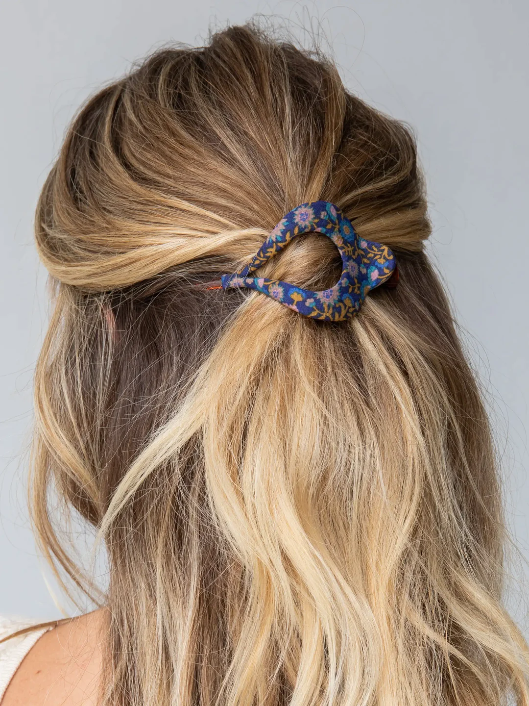 Boho Clip - Floral Indigo