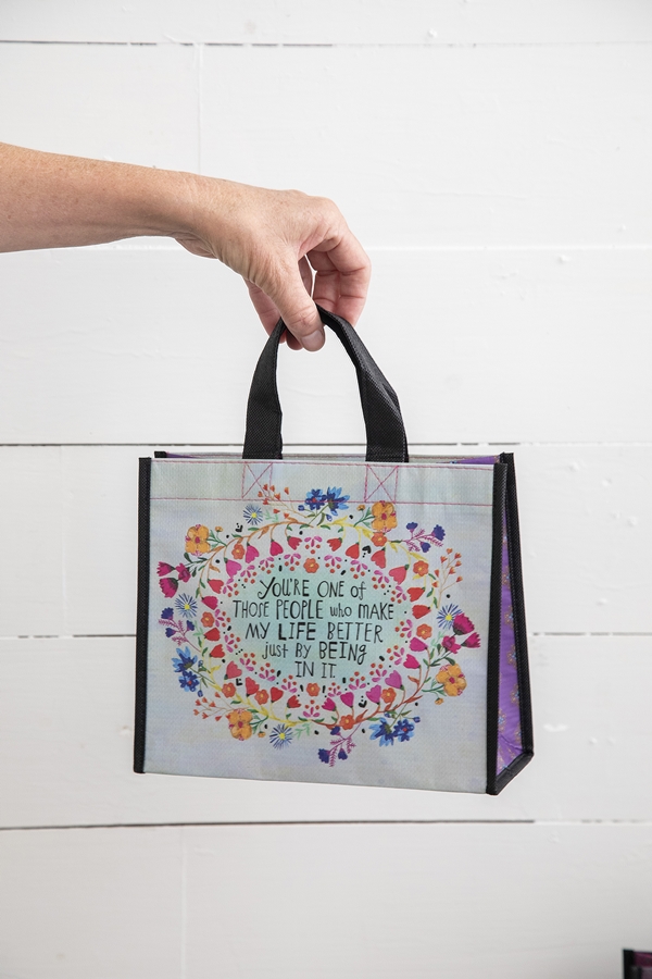 HAPPY BAG RECYCLE MED MAKE LIFE BETTER