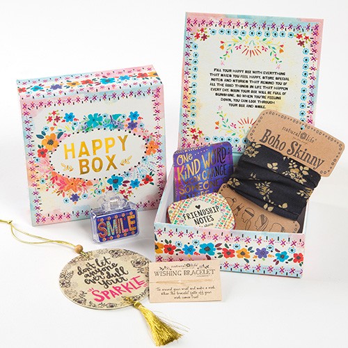 HAPPY GIFT BOX EMPTY CRM FLRL