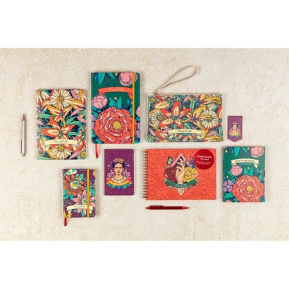 Clairefontaine x Frida Kahlo Stitched Notebook A5 Lined (3 Cover Designs)