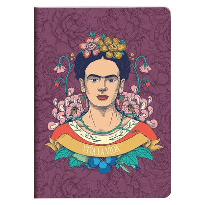 Clairefontaine x Frida Kahlo Stitched Notebook A5 Lined (3 Cover Designs)