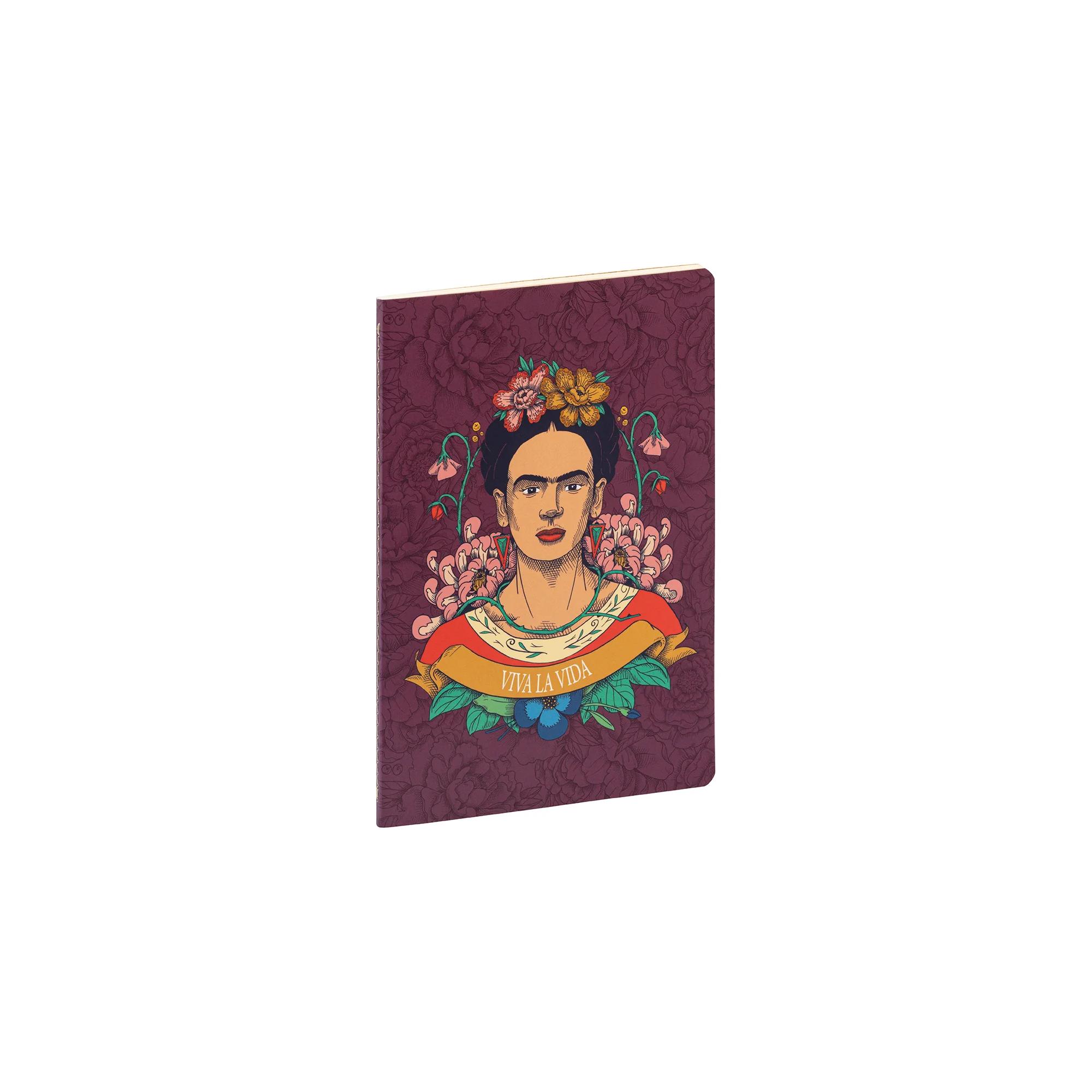 Clairefontaine x Frida Kahlo Stitched Notebook A5 Lined (3 Cover Designs)
