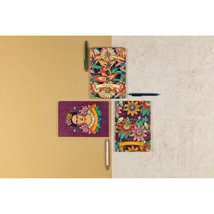 Clairefontaine x Frida Kahlo Stitched Notebook A5 Lined (3 Cover Designs)