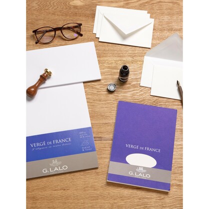 G. Lalo Verge de France Correspondence Set A4 Soft White