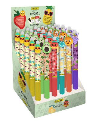 ONLINE Germany magiXX Fun 'Fruits' CDU 30 Erasable Gel Pens
