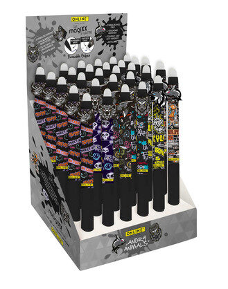 ONLINE Germany magiXX Fun 'Angry Animals' CDU 30 Erasable Gel Pens