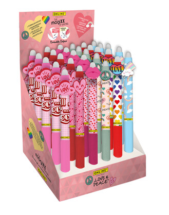 ONLINE Germany magiXX Fun 'Love & Peace' CDU 30 Erasable Gel Pens