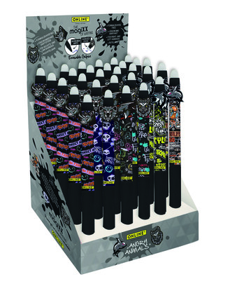 ONLINE Germany magiXX Fun 'Angry Animals' CDU 30 Erasable Gel Pens