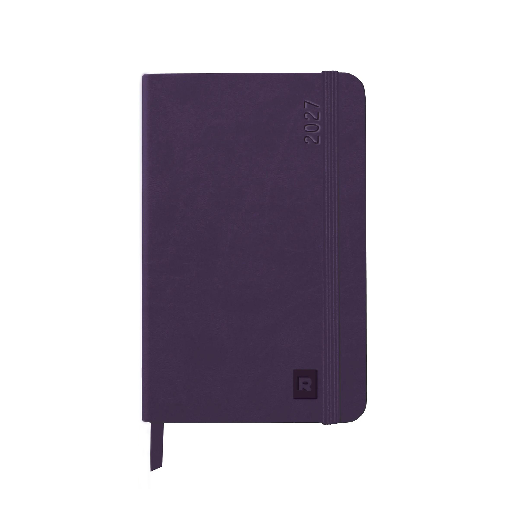 Rhodia 2027 Weekly Notebook Diary A6 Eggplant (pre-order by 27/2/26)