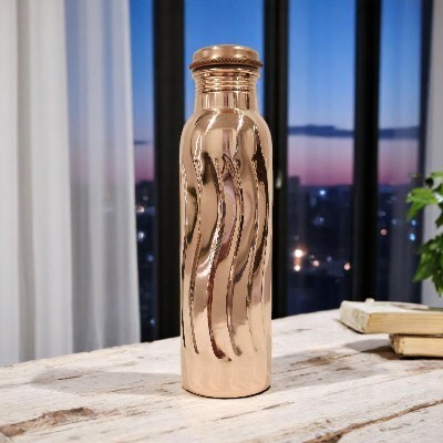 Golden Wave 950ml - Premium Copper Bottle
