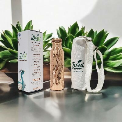 Golden Wave 950ml - Premium Copper Bottle