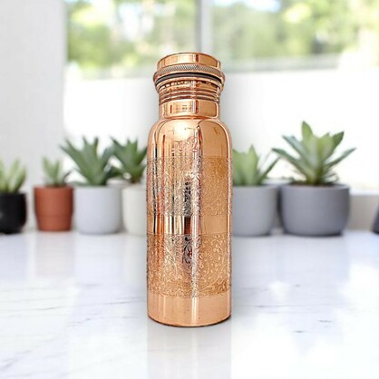 Radiant Engrave 600ml - Premium Copper Bottle