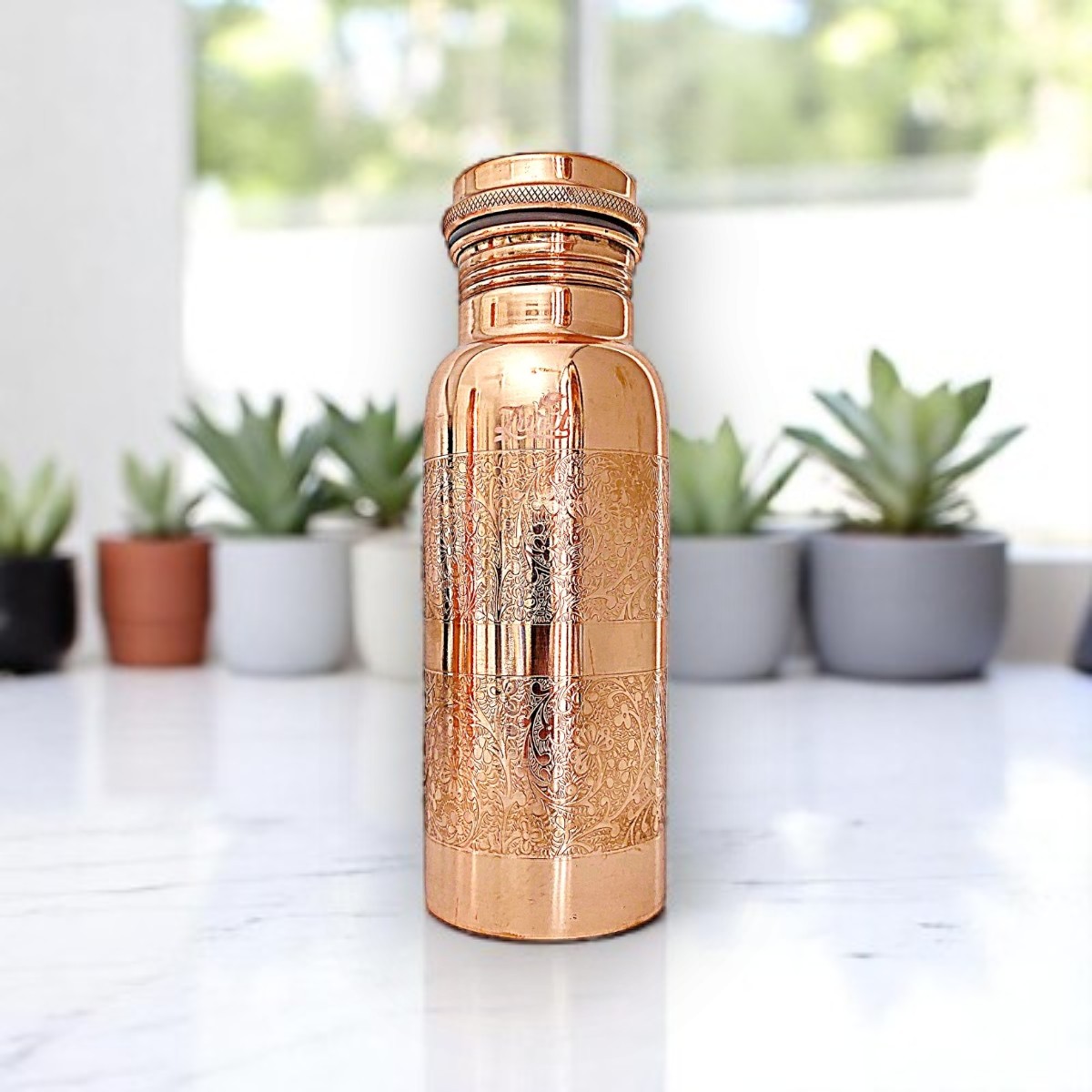 Radiant Engrave 600ml - Premium Copper Bottle