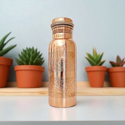 Radiant Engrave 600ml - Premium Copper Bottle