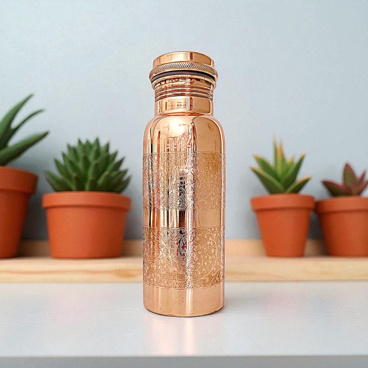 Radiant Engrave 600ml - Premium Copper Bottle