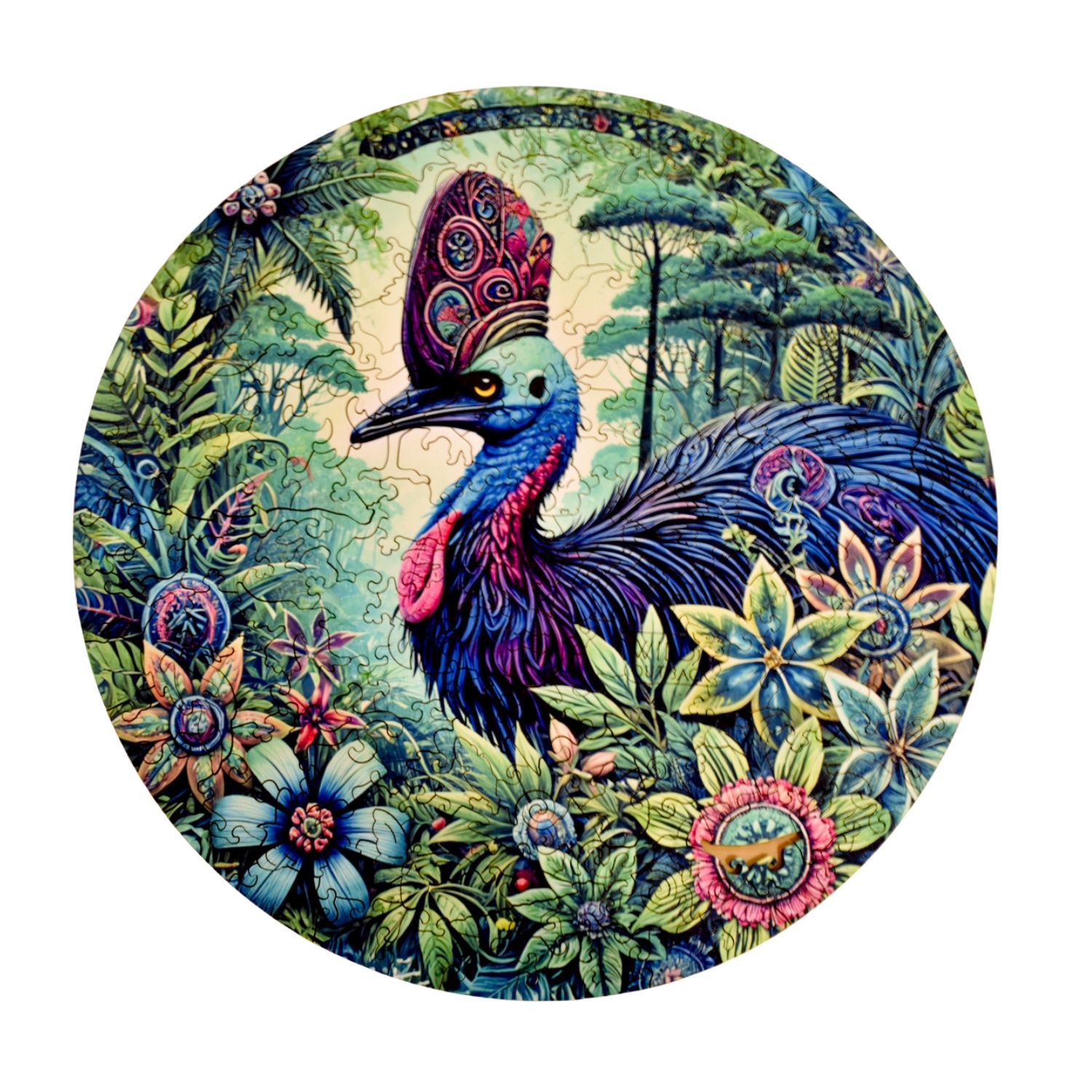 Cassowary Wooden Jigsaw Puzzle