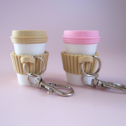 Espresso Coffee Clicker - Keyring Version - 3D Printed