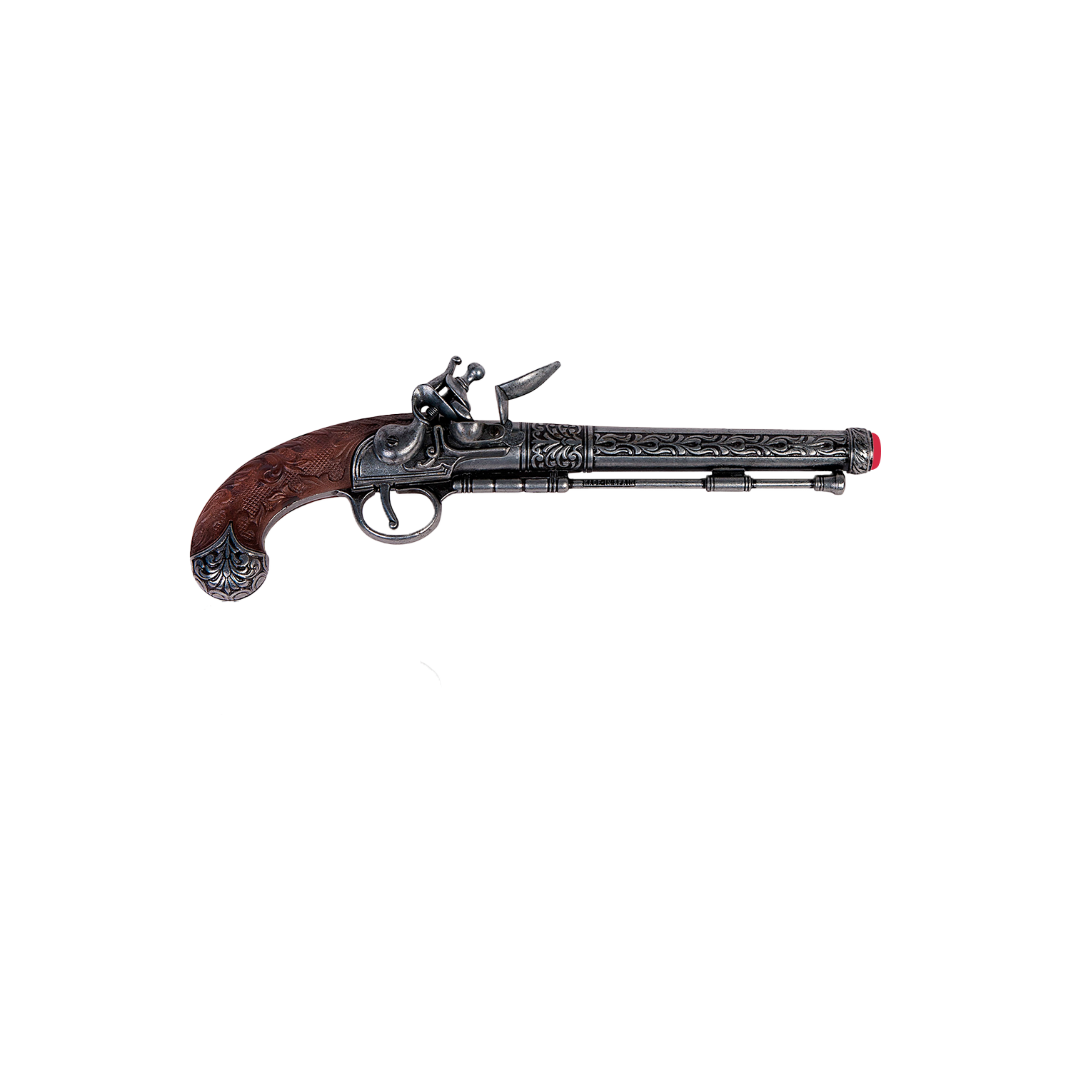 47-1102 P Kolser - 18th Century Belgian-Liege Pistol - Curassow - 30 cm