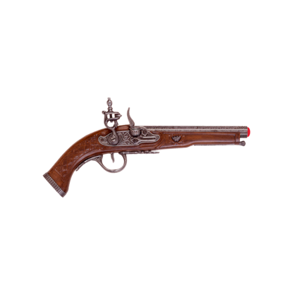 47-1107 P Kolser - 18th Century French Flintlock Pistol - Curassow - 32 cm