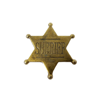 106 Denix - Six Point Ball Tipped Star Badge
