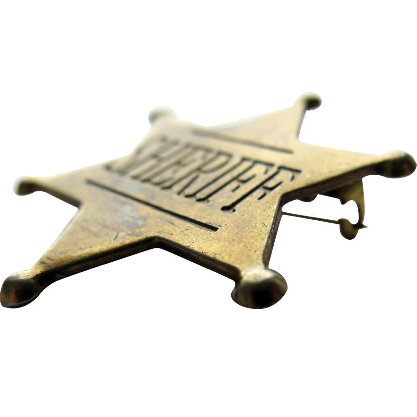 106 Denix - Six Point Ball Tipped Star Badge