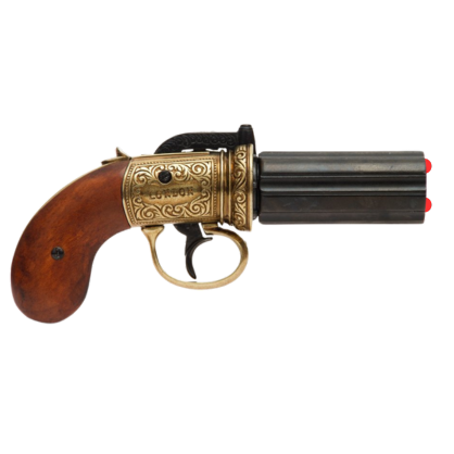 5071 Denix - 6 Barrel Pepperbox Revolver