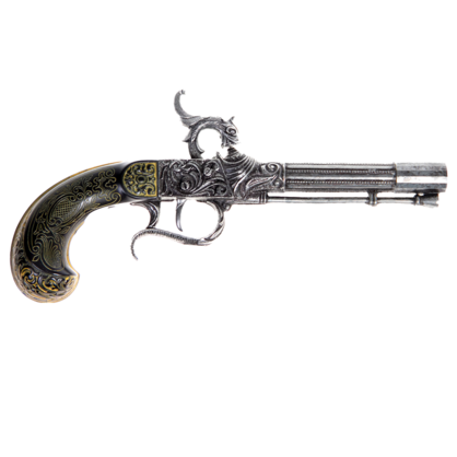 47-1116 P Kolser - 18th Century Percussion Pistol -  Curassow - 27 cm