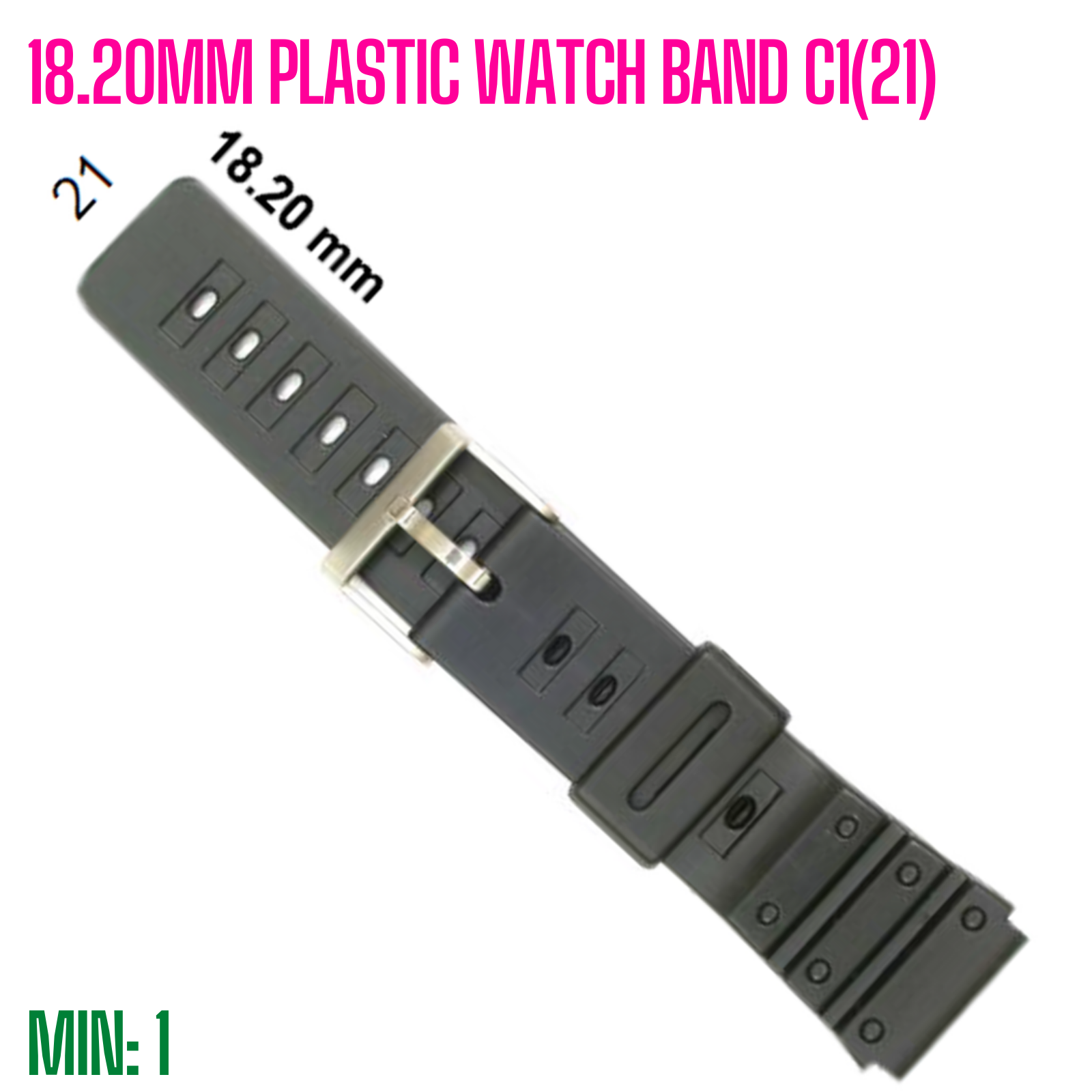 Wholesale WBC1(21) PLASTIC WATCH BANDS Top Horizon P/L