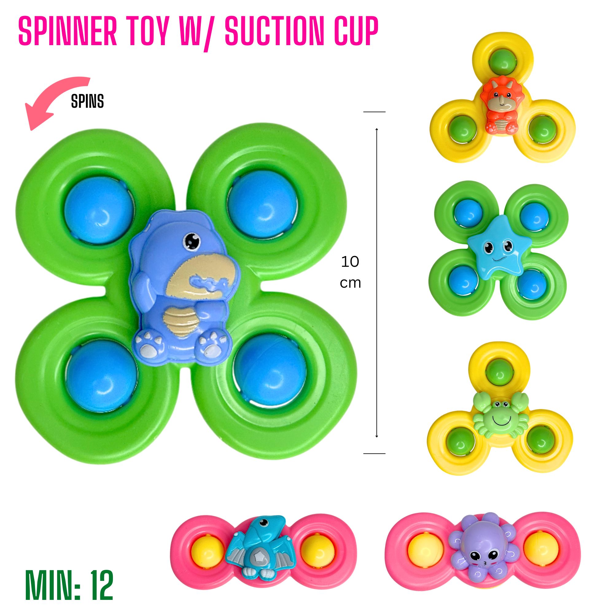 TO-SPINNERTOY - Spinner Toy with Suction Cup