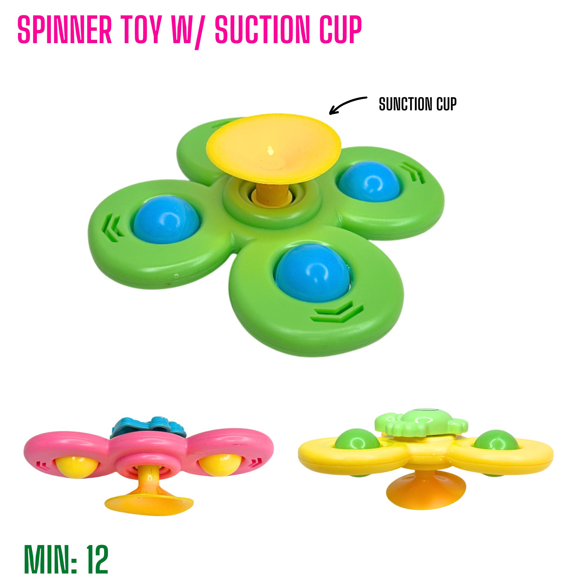 TO-SPINNERTOY - Spinner Toy with Suction Cup