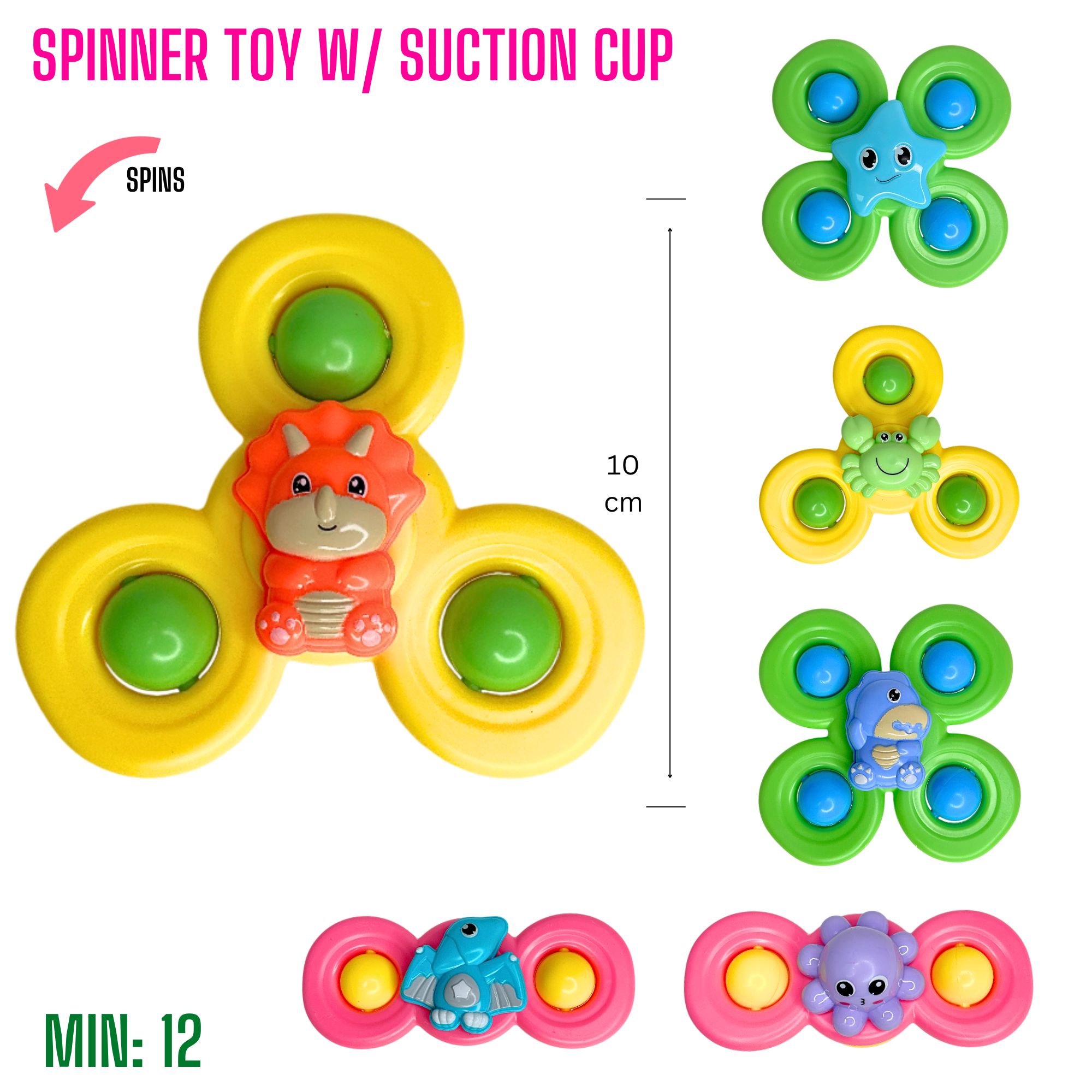 TO-SPINNERTOY - Spinner Toy with Suction Cup