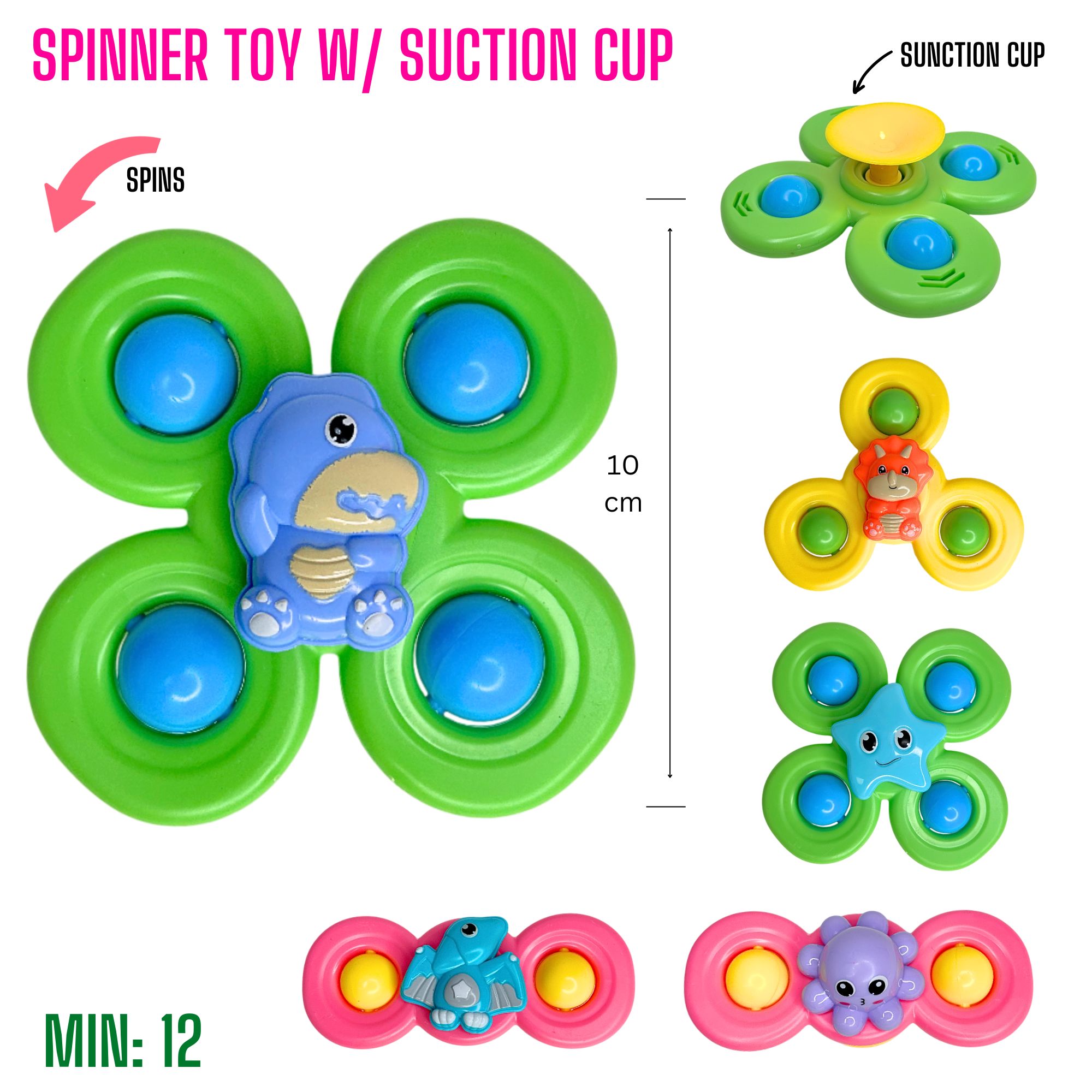 TO-SPINNERTOY - Spinner Toy with Suction Cup