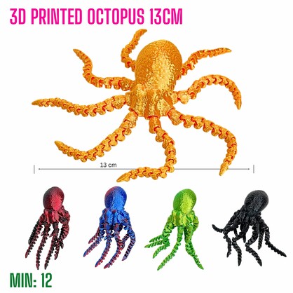 TO-3DOCTOPUS - 3D Printed Octopus13cm