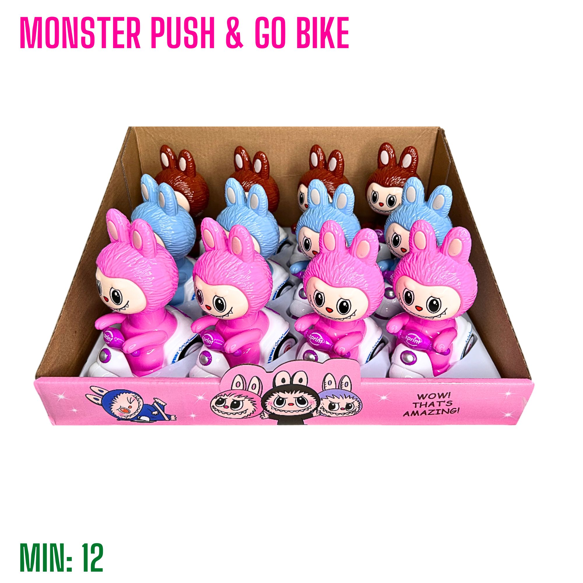 DC-MONSTERBIKE - Monster Push & Go Bike